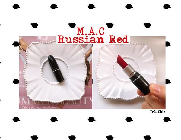 Mac のミニリップ赤リップ人気色ロシアンレッドがブルベ向きでオススメな話。